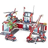 QLT QIAOLETONG City Fire Station Building Kit, 774