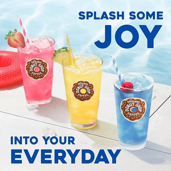 THE ORIGINAL DONUT SHOP ICED REFRESHERS, BERRY CHILL, BREW OVER ICE SINGLE SERVE KEURIG K-CUP PODS, 20-COUNT BOX