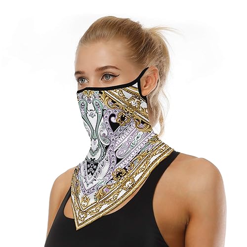 Bandana Headband Scarf With Ear Loops Multi-Pack Bandana Face Mask