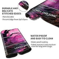 EDGFRTOIO Playmat with Zones for MTG Card Game