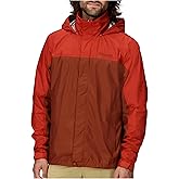 MARMOT Men's PreCip Eco Lightweight & Waterproof Rain Jacket, Pecan/Sumac - Latest Collection, Large