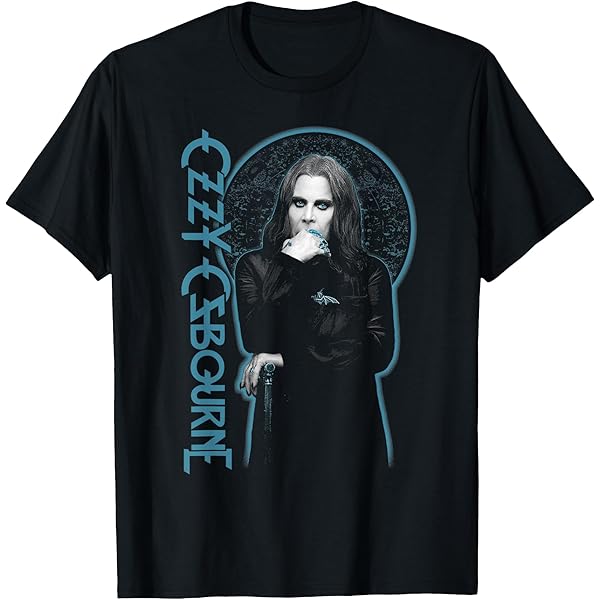 Amazon.com: Ozzy Osbourne – Birmingham Biker Skull T-Shirt