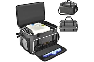 Tanmqin Storage Bag Compatible with Dupray Neat & Neat Plus Steam Cleaner, Large Carrying Case with External Extension Pole H