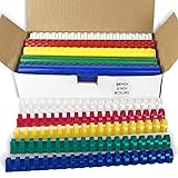 Binditek 20 Pack Plastic Binding Comb Spines, 1