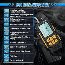 LUTIFIX PT520 Digital Manometer,HVAC