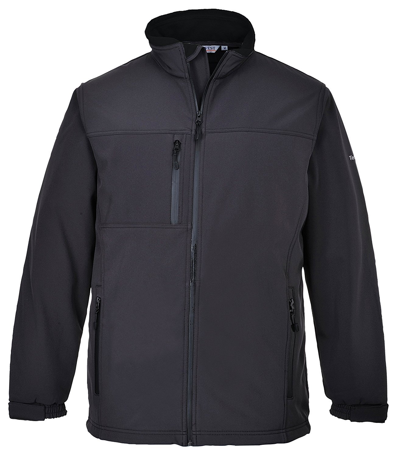 Portwest TK50 Water Resistant Windproof Softshell Jacket (3L) Grey, Medium