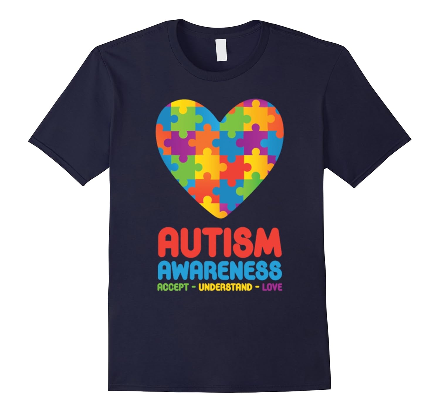 Funny Autism Awareness Accept Understand Love Gifts T-shirts-ANZ