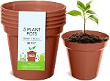 Whitefurze Whitefurze 12.7cm Garden Pot Terracotta Set of 5