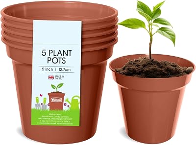 Whitefurze Whitefurze 12.7cm Garden Pot Terracotta Set of 5