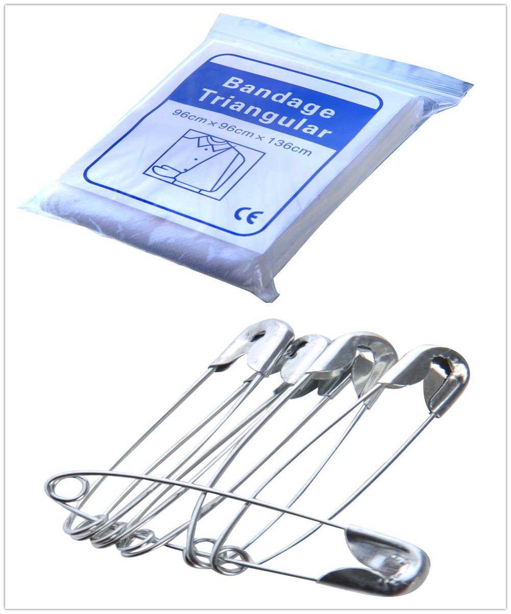 RISEN Medical First Aid Kit Bag- Hospital Emergency Survival Supplies for Traveling, Hiking, Camping, Home, Auto, Portable, Lightweight