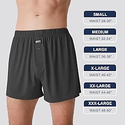 BAMBOO COOL Men's Boxers Underwear Boxer Shorts for