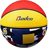 Baden | Legend Court Canvas | Creative Design Outdoor Rubber Game Basketball | Youth & Adult Size 5,6,7