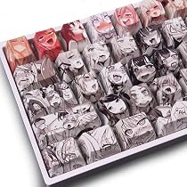 Amazon.com: Gliging Anime Keycaps 108 PBT Dye Sublimation OEM ...