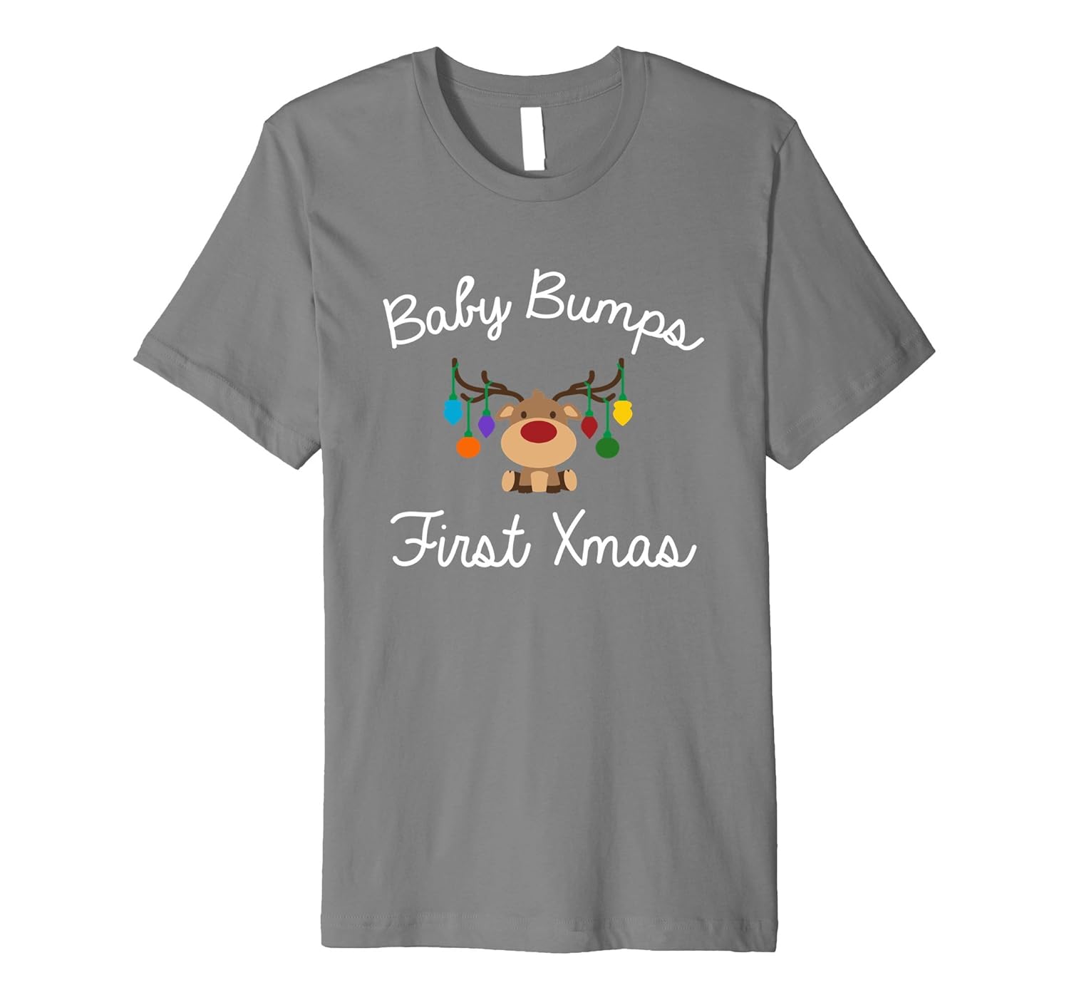 Baby Bump's First Xmas Shirt Cute and Funny Pregnancy Gift-ANZ