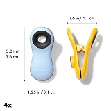 OXO Magnetic Clip Assorted 4 Pieces Secure Bag Clips Kitchen Organizer view 2