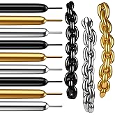 Charnoel 100pcs Long Twisting Skinny Balloons, Black Metallic Gold and Siver Long Balloons for Animal Party Decorations, Birthday, Graduation, New Years, Wedding, Engagement Party Decorations