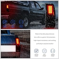 Gubebaili LED Tail Light for Dodge Ram 1500