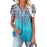 onlypuff Tunic Tops for Women Flowy Boho Tops