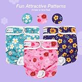 Pet Soft Washable Dog Nappies Female 3 Pack Medium 14-19 Waist view 5
