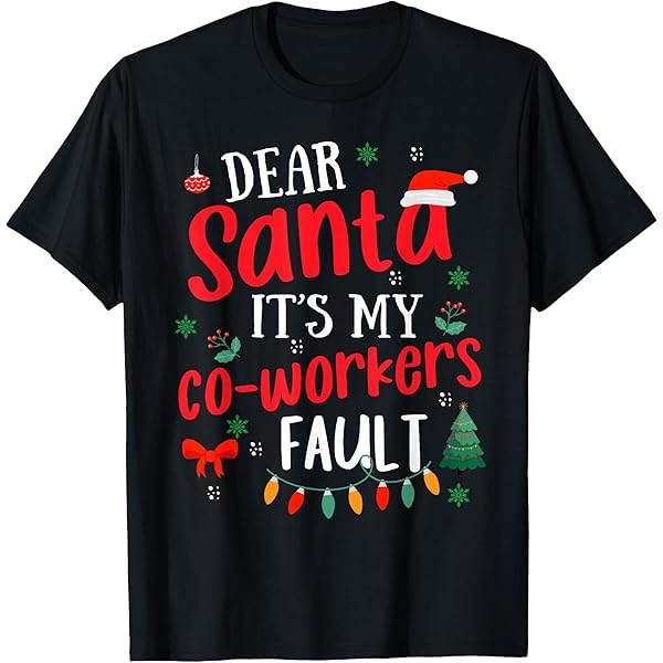 Débardeur De Noël Amusant : T-shirt Graphique Dear Santa