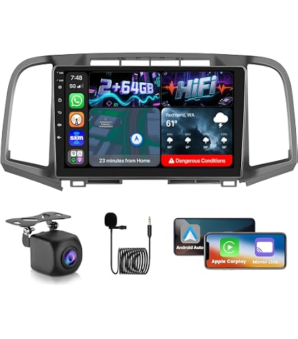 Car Stereo Mounting Frame & Wiring Harness For Toyota Venza 2011-2021 LHD – Android Radio Installation Kit