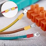 Vwoqiy 280 Pcs Insulated Electrical Connectors Kit - Terminals Spade Ring Fork view 6