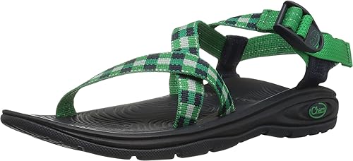 green chaco sandals