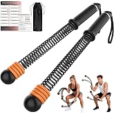 Ropeless Battle Ropes for Home Gym, Portable Cordless with Storage Bag &amp; 8 Adjustable Weight Rings, Heavy Duty Fitness Rope for HIIT, Strength, High Calorie Burn &amp; Low-Impact Cardio for Men &amp; Women