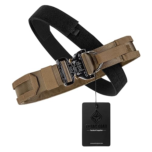PETAC GEAR Tactical Battle Belt With Cobra Buckle D-Ring | Military ...