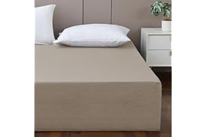 Cache-sommier pour grand lit avec chute de 35,6 cm, infroissable et résistant à la décoloration, housse de cadre de lit (moti