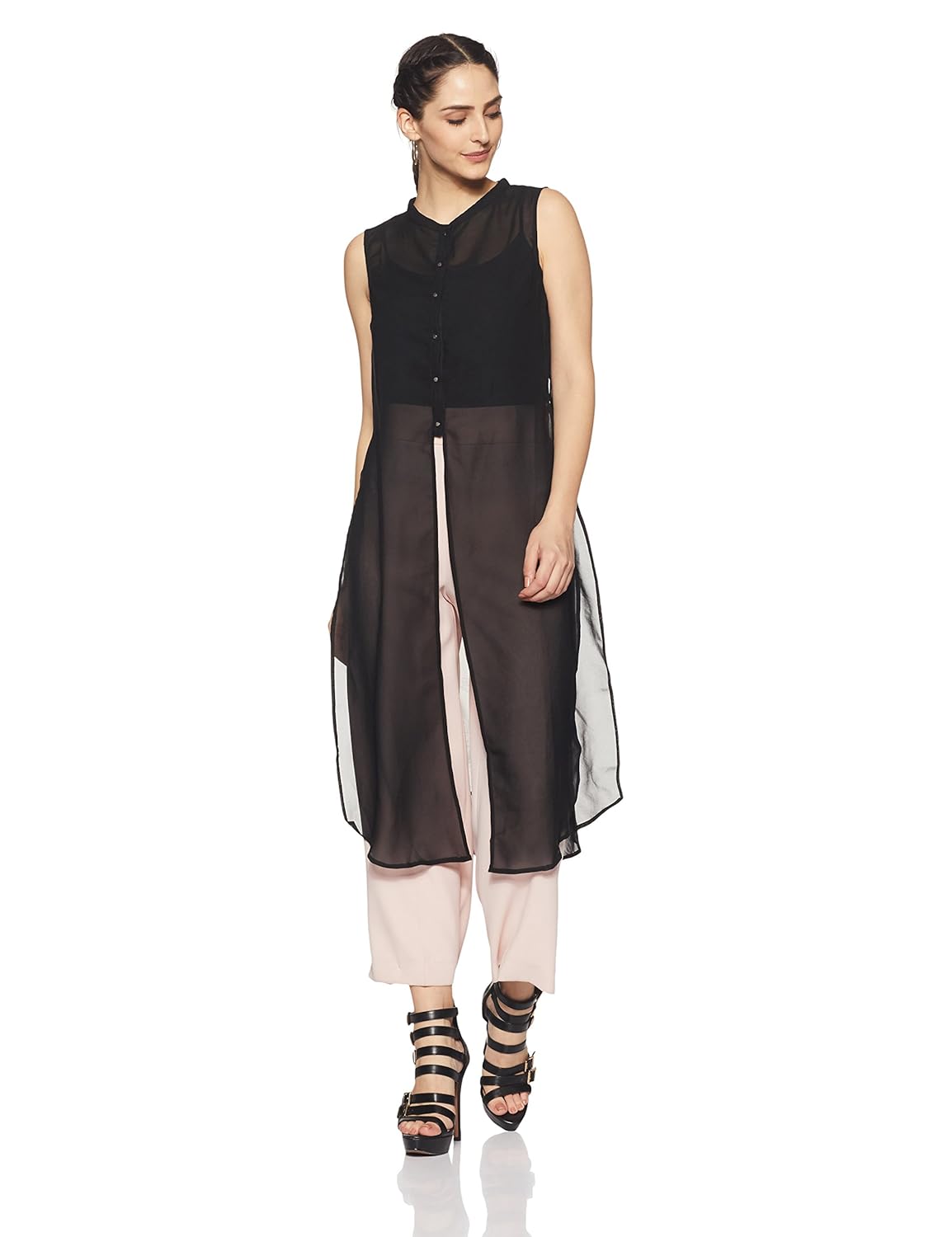 w for woman crepe gilets