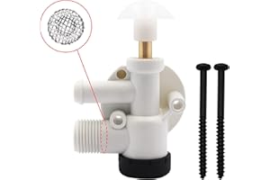 FLYINGAMZ 385314349 RV Water Valve Assembly Camper Trailer Toilet Repair Kit Replacement for Dometic Sealand EcoVac Vacuflush Pedal Flush Toilets - 1 PACK