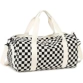 BLUBOON Duffle Bag Girls Kids Cute Gym Bag with Shoes Compartment & Wet Separation Waterproof Sports Overnight Travel Bag