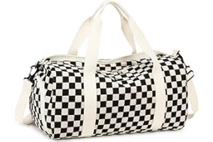 BLUBOON Duffle Bag Girls Kids Cute Gym Bag with Shoes Compartment & Wet Separation Waterproof Sports Overnight Travel Bag