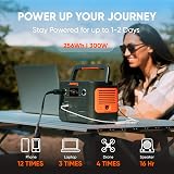 Jackery Explorer 240 v2 Portable Power Station 256Wh LiFePO4 300W AC 100W USB-C view 3