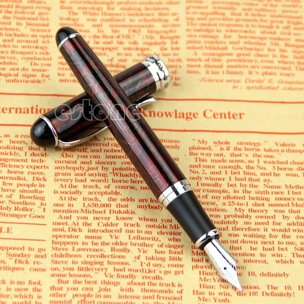 SimpleLif JINHAO x750 Lava Red Medium Nib Fountain Pen Nice Gift 14cm/5.51"