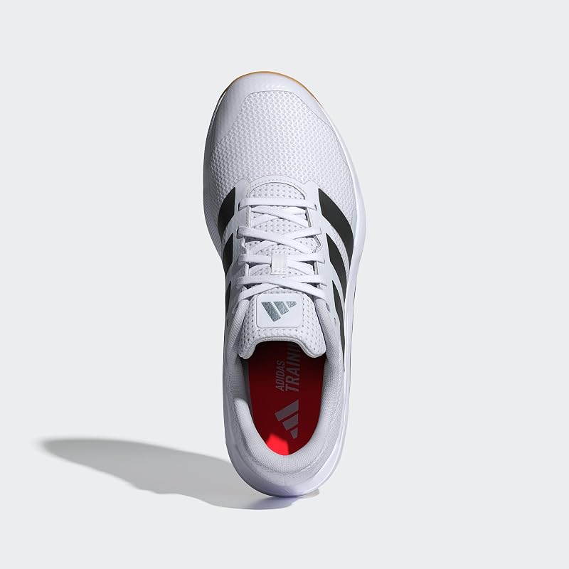 Uomo Dropset Base Training Shoes, Cloud White/Core Black/Lucid Red, 46 2/3 EU
