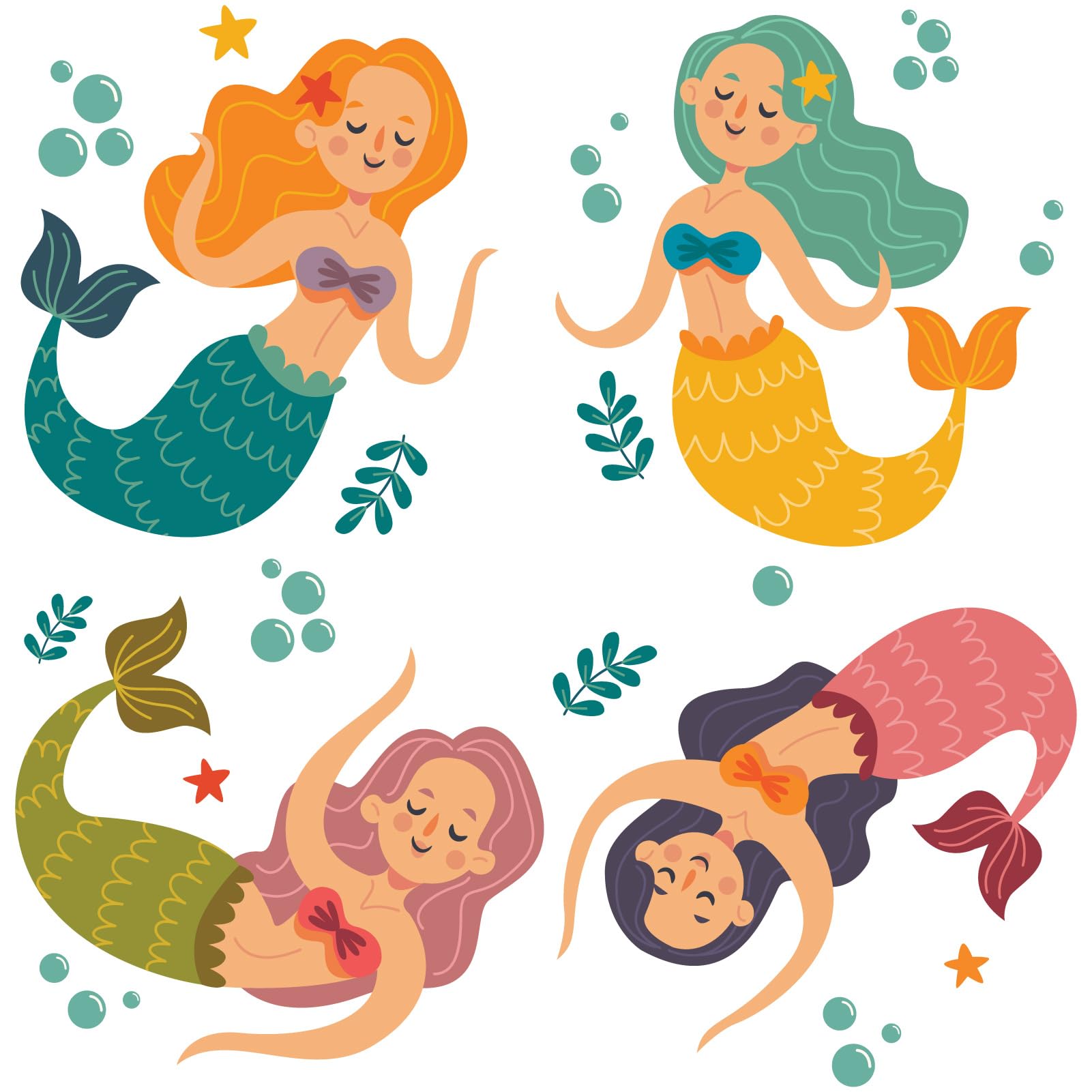 GORGECRAFT Mermaid Window Stickers Waterproof Summer Sea Decals to Save Birds from Window Collisions PVC Alert Sliding Door Ocean Creature Mermaids Glass Clings for Dogs Pet Strikes Home Room Decor