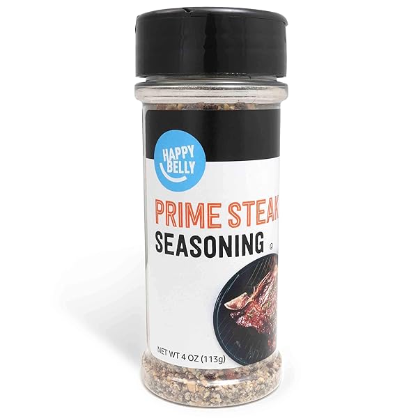 AMAZON BRAND – HAPPY BELLY PRIME STEAK SEASONING,...