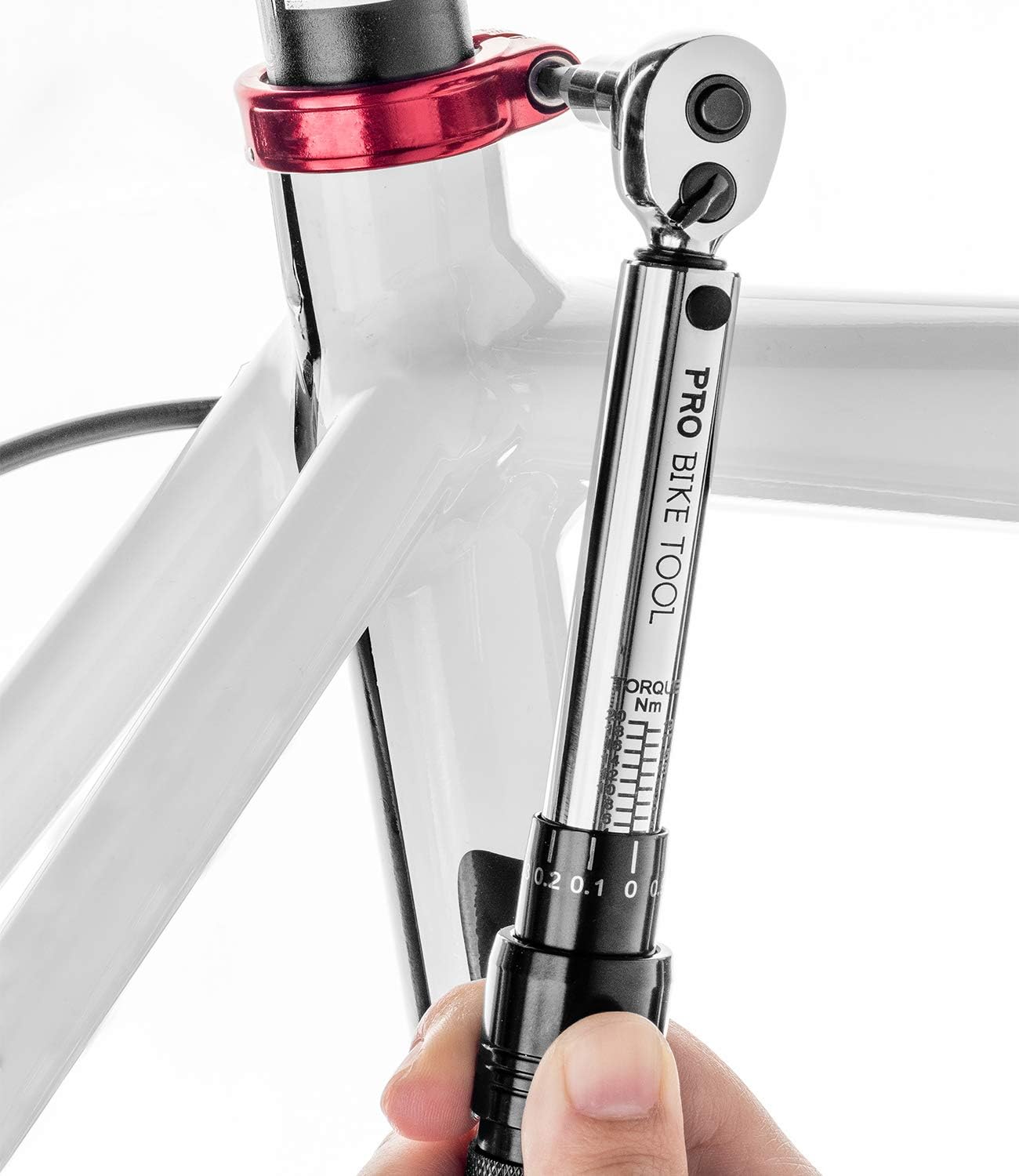 PRO BIKE TOOL 1/4 Inch Drive Click Torque Wrench Set – 2 to 20 Nm – Bicycle Maintenance Kit for Road & Mountain Bikes - Includes Allen & Torx Sockets, Extension Bar & Storage Box: Home Improvement