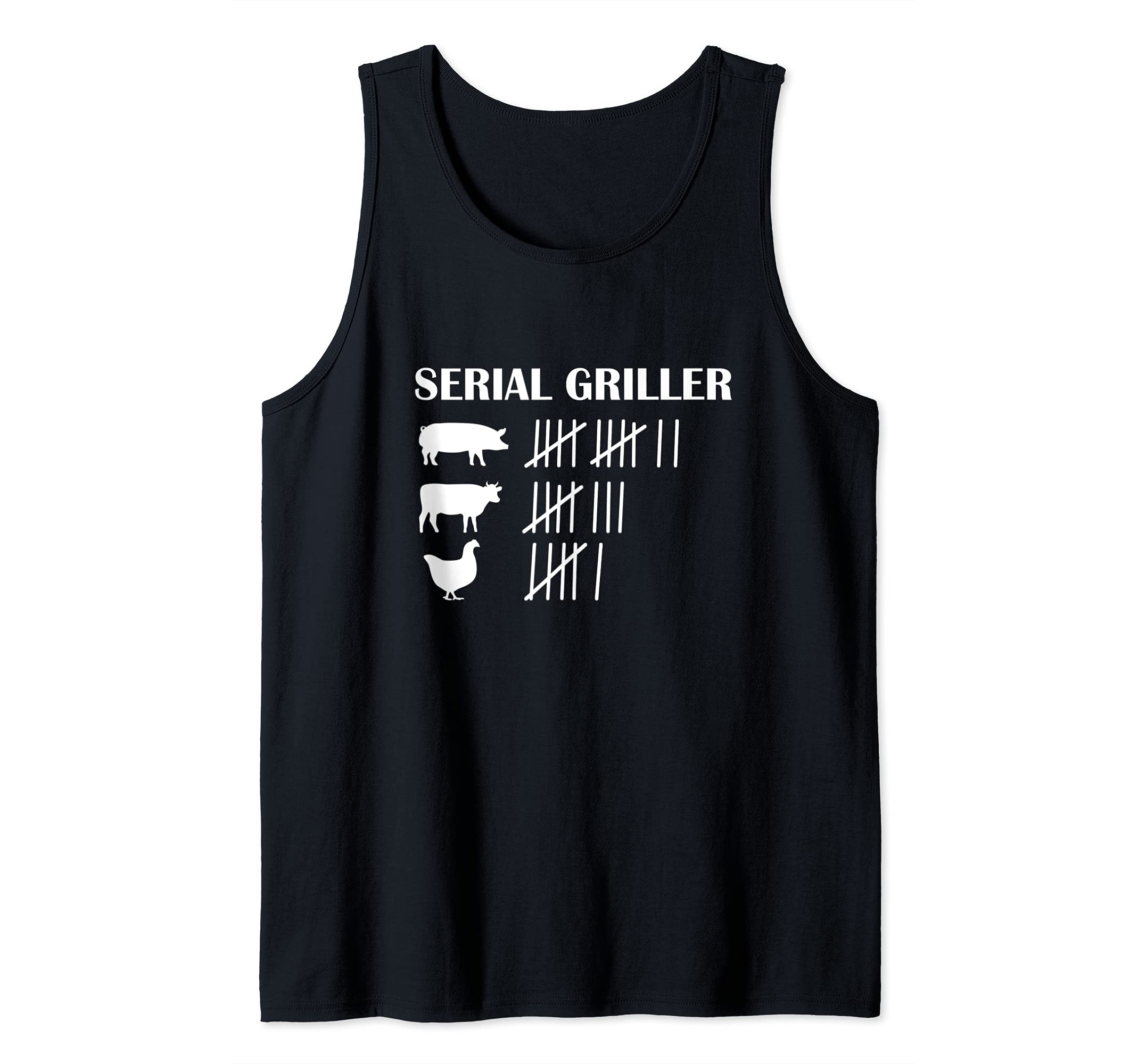 Serial Griller BBQ Grilling Barbecue Barbeque Grillmaster Tank Top