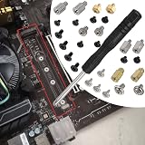 FandWay M.2 Standoff and Screw Set for Gigabyte MSI Motherboards 30 PC Pack view 4