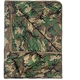 Tongcamo Poncho Liner Military Insulation Outdoor Camping Blanket for Travel, Beach, Grass, Picnic, Car Emergency, Outdoor, Survival