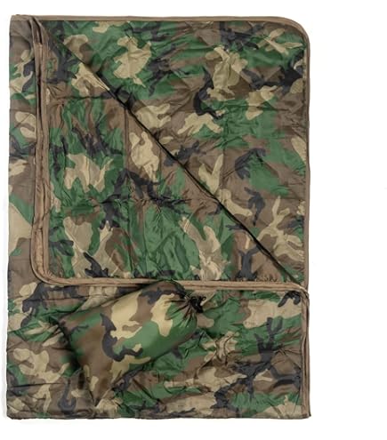 Authentic Military Woobie / Poncho Liner In MARPAT Marine Camouflage P &ndash; Daisy The Blanket Lady