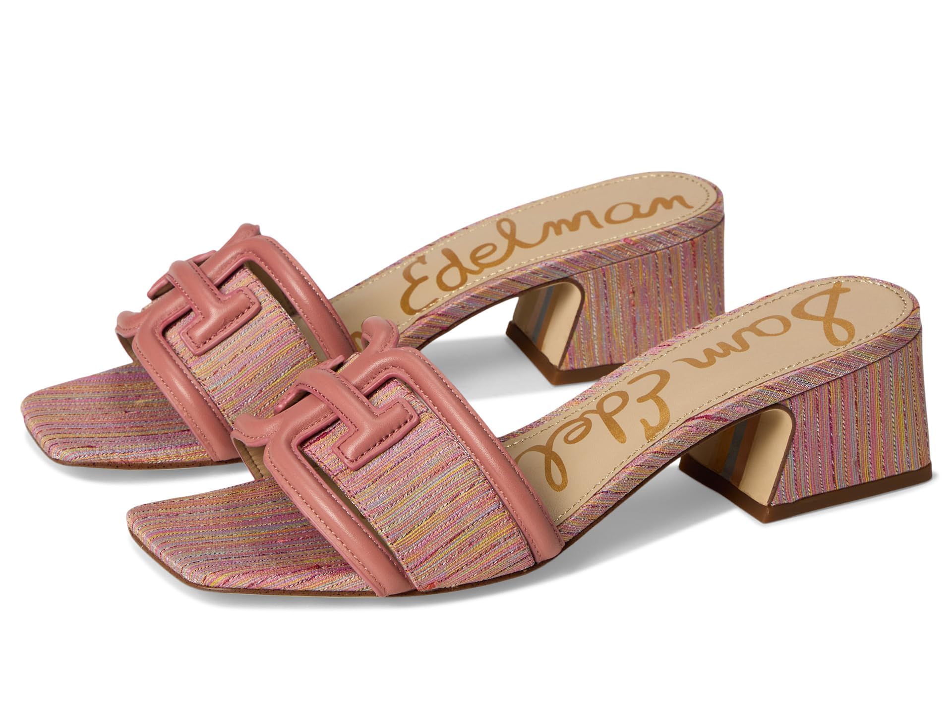 Sam Edelman Women’s Waylon Heeled Sandal, Pink Lily, 11