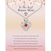 TZPI Valentines Gifts For Mom Mom Necklace from Son, Motherin Law, BonusMom, Grandma, Stepmom Infinity Necklace for Mommy to be Gifts from Daughter Granddaughter Valentines Jewerly