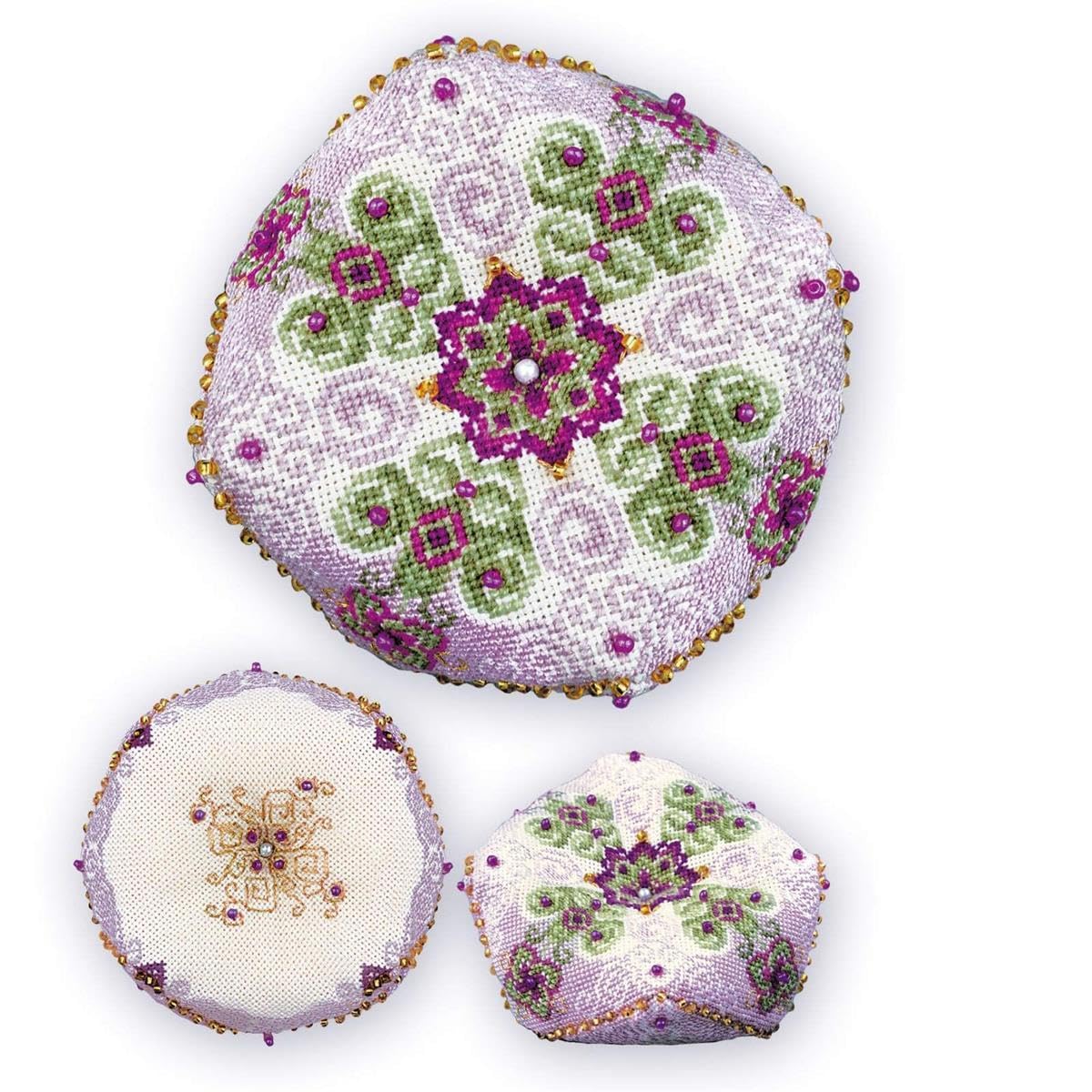 RIOLIS Cross Stitch Kit - 1822AC - Biscornu Dawn