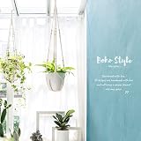 Mkouo Set of 3 Macrame Plant Hangers Cotton Rope Bead 73 89 109 cm view 2