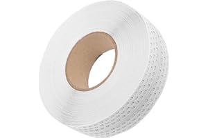 Gadpiparty Drywall Joint Tape PVC Mesh Tape Self-Stick Wall Trim for Corner Repair 1.97"×98.5Ft, Designed for