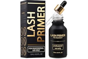 Miuffue Lash Primer for Eyelash Extensions, Pre-Treatment for Eyelash Extensions, Remove Oils & Proteins, Increase Adhesive Bonding Power Retention, Professional Use,0.5fl. oz (15ml)